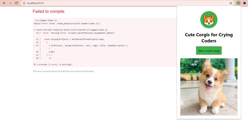 Cute Corgis for Crying Coders – screenshot 1