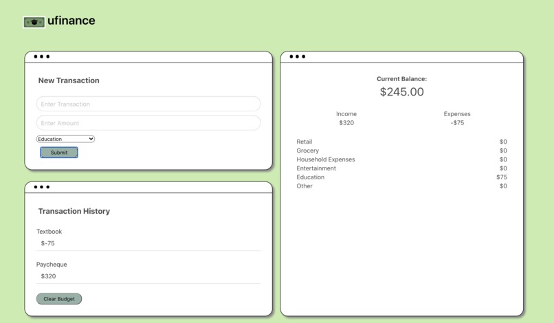 ufinance  – screenshot 1