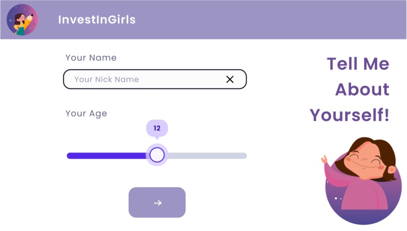 InvestInGirls – screenshot 2