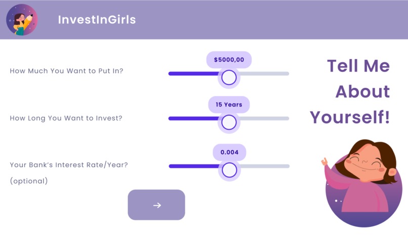 InvestInGirls – screenshot 1