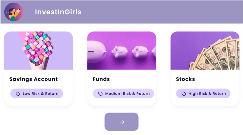 InvestInGirls – screenshot 4
