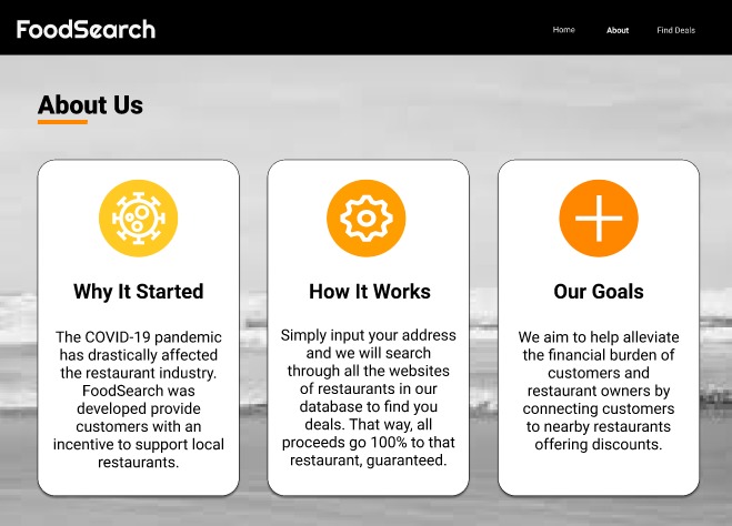 FoodSearch – screenshot 2