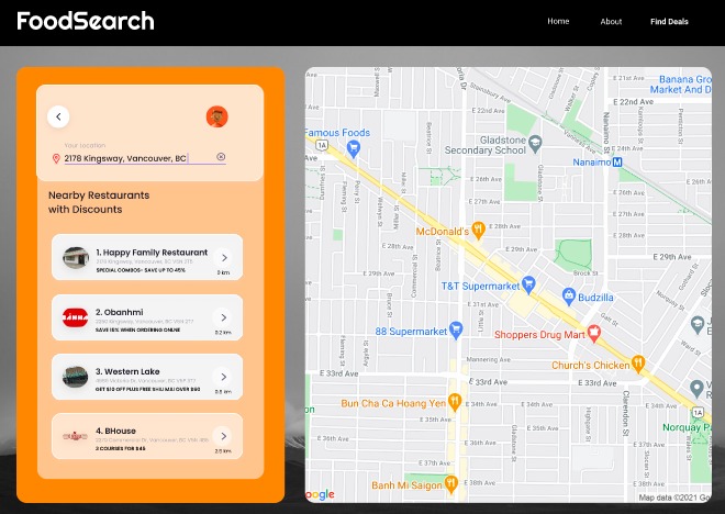 FoodSearch – screenshot 3