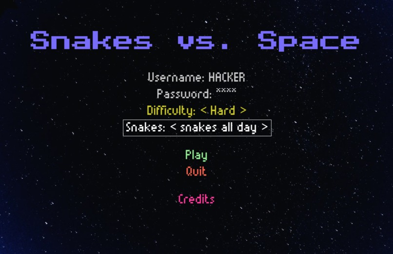 Snakes versus Space – screenshot 1