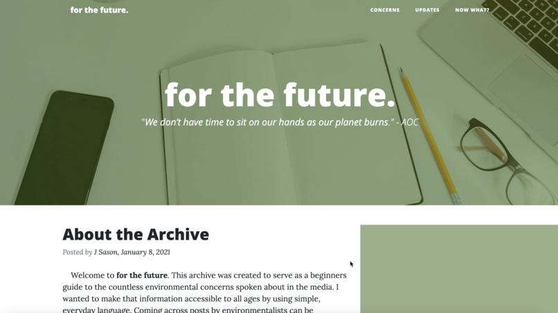 for the future. Archive – screenshot 1