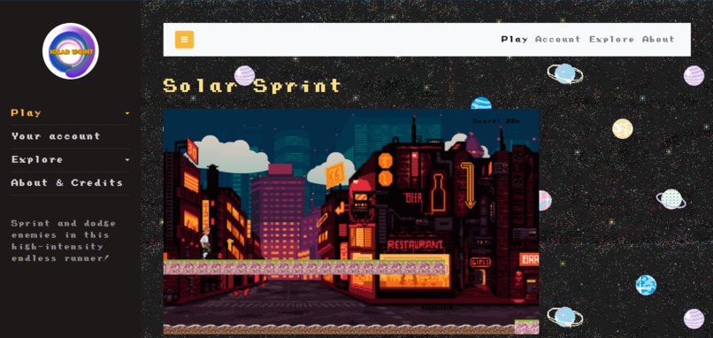 Solar Sprint – screenshot 1
