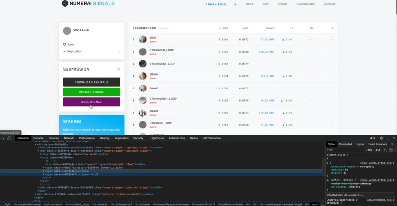 Numerai Signals Marketplace – screenshot 3