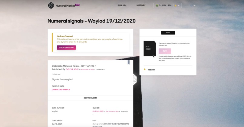 Numerai Signals Marketplace – screenshot 5