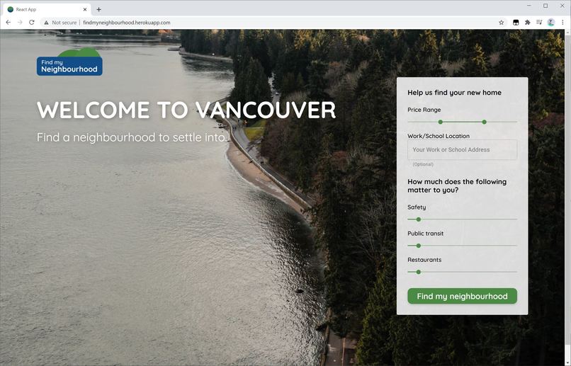 Find My Neighbourhood – screenshot 1