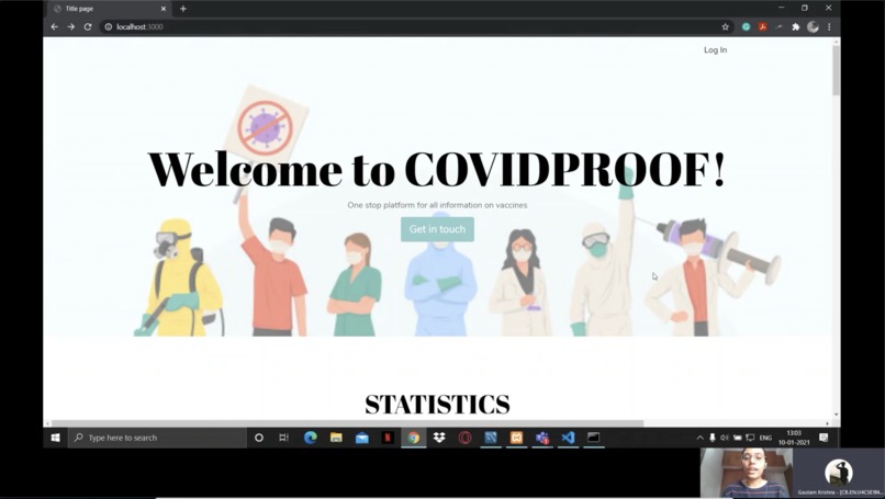 CovidProof – screenshot 1