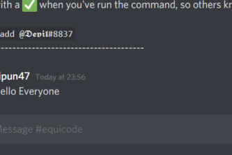 Saying Hello to guildmates