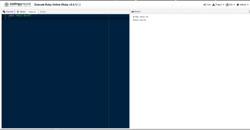 Hello, World in a New Language – screenshot 1
