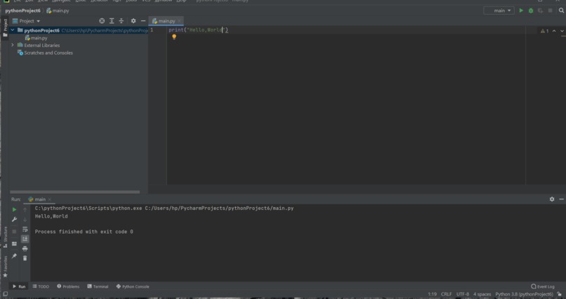 hello,world – screenshot 1