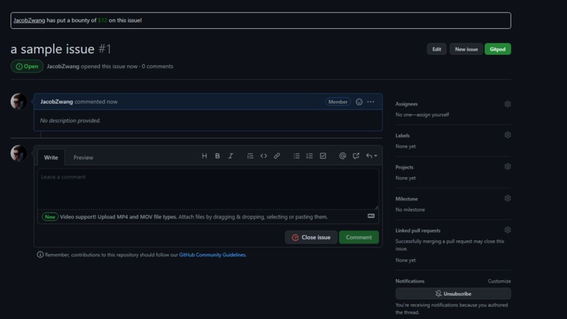 Git Bid – screenshot 1