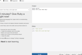 Hello World in a new language