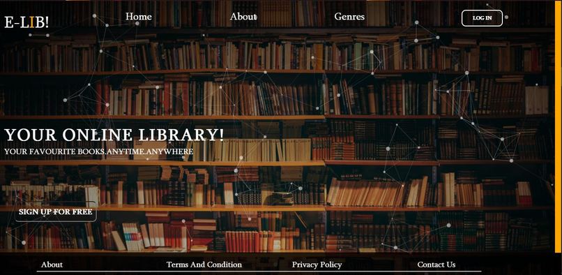 E-lib – screenshot 1