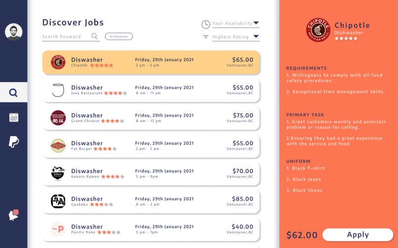 Job-Dash – screenshot 2