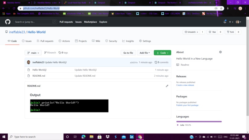 Hello-World – screenshot 1
