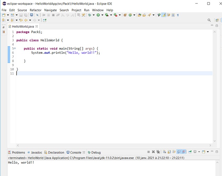 HelloWorld – screenshot 1
