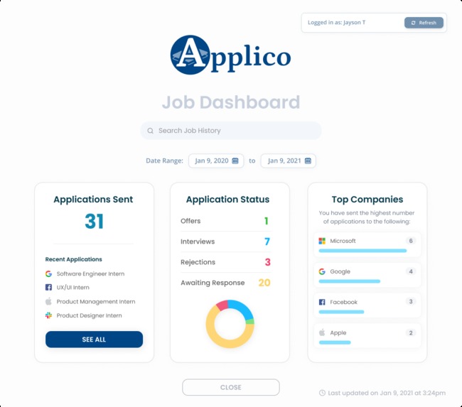Applico – screenshot 3