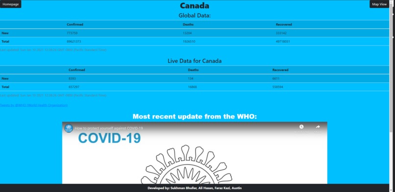 Covid Regional Tracker – screenshot 1