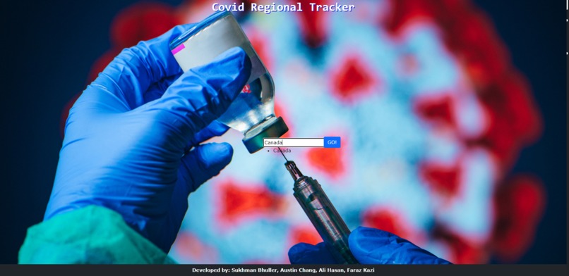 Covid Regional Tracker – screenshot 2