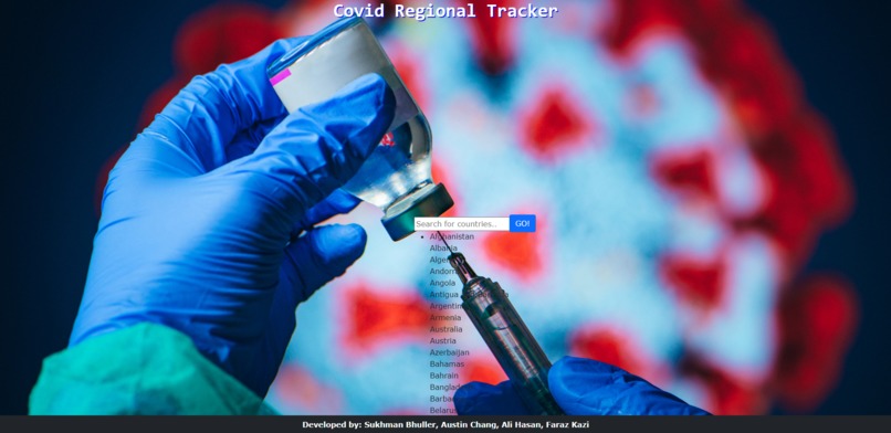 Covid Regional Tracker – screenshot 3