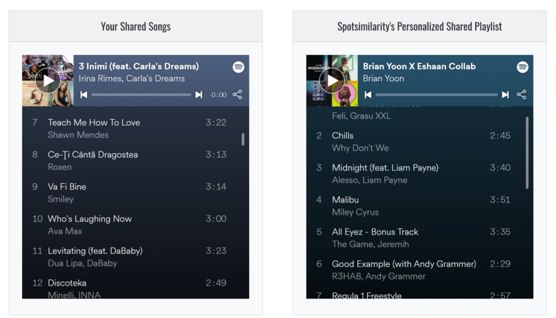 SpotSimilarity – screenshot 1