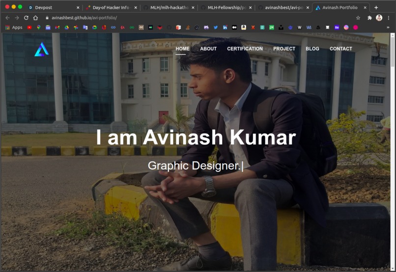 avi-portfolio – screenshot 1