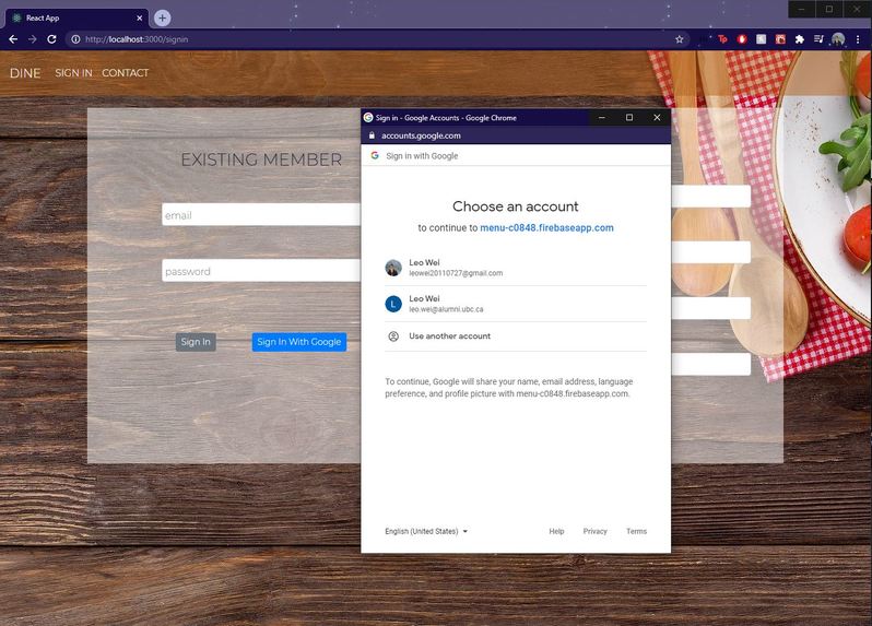 Dine – screenshot 5