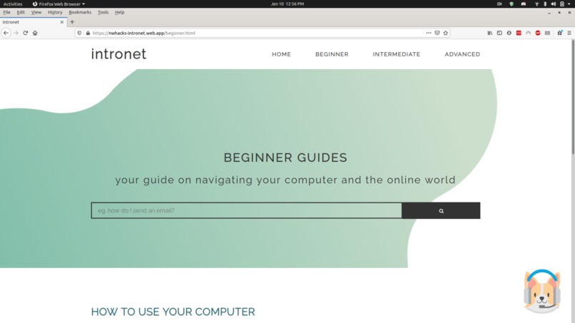intronet – screenshot 1