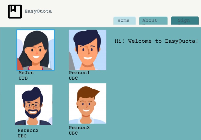 EasyQuota – screenshot 2