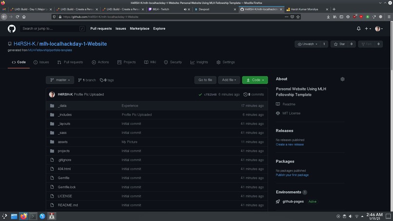 mlh-localhackday-1-Website – screenshot 1