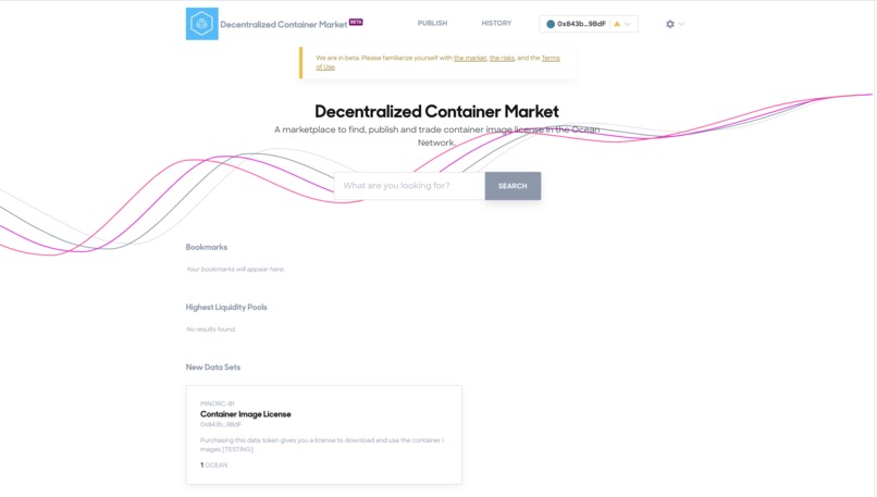 Decentralized Container Market – screenshot 1