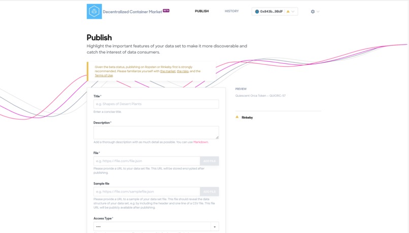 Decentralized Container Market – screenshot 3