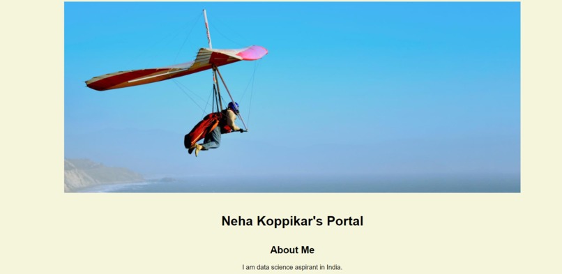 Portfolio Site - GitHub Pages – screenshot 1
