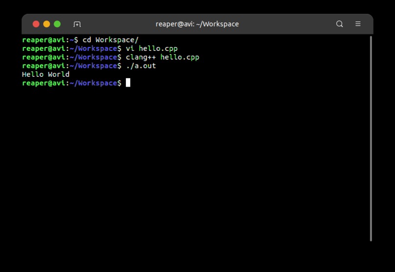 HelloWorld – screenshot 1
