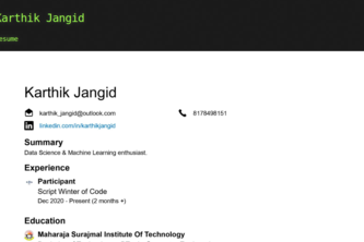 Resume | Devpost