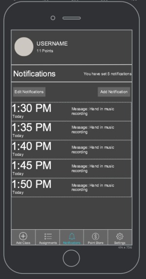 Group 19 - Motivation Points – screenshot 7