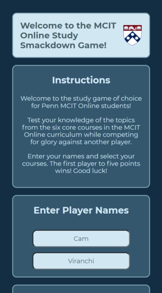 MCIT Online Study Smackdown Game! – screenshot 4