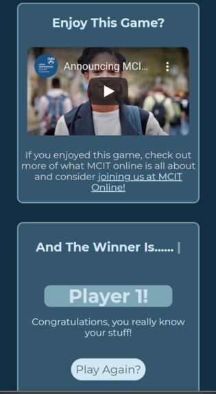 MCIT Online Study Smackdown Game! – screenshot 6