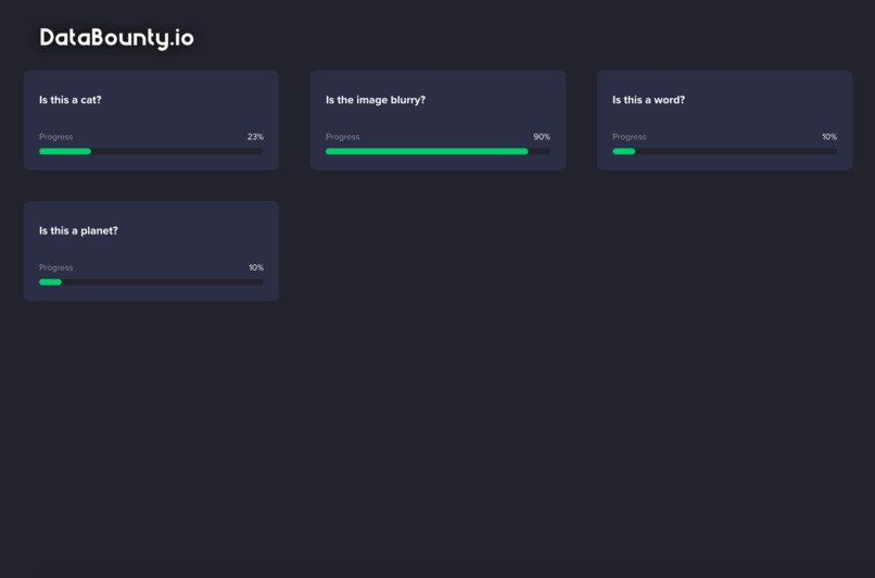 DataBounty.io – screenshot 2