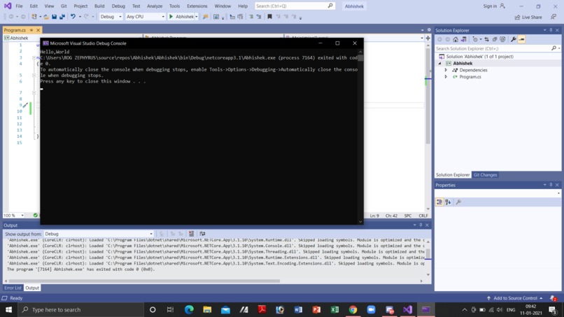 Hello,World Day 1 DEVPOST – screenshot 1
