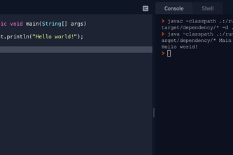 Hello World in New language using Java