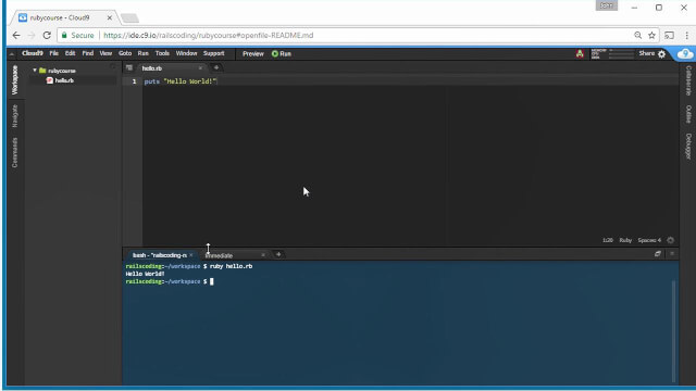Hello, World in a New Language – screenshot 1