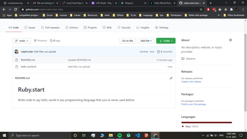 Hello, World in a New Language – screenshot 2