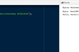 Hello, World in a Java Language