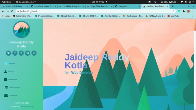 Jaideep07.github.io – screenshot 1