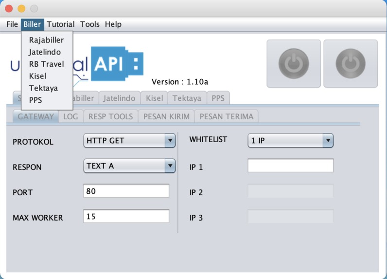 universalAPI – screenshot 1