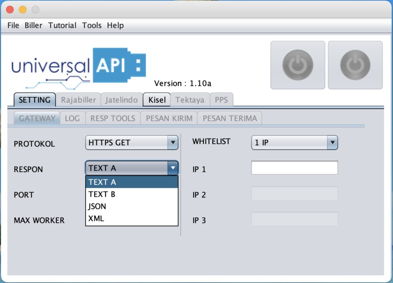 universalAPI – screenshot 3